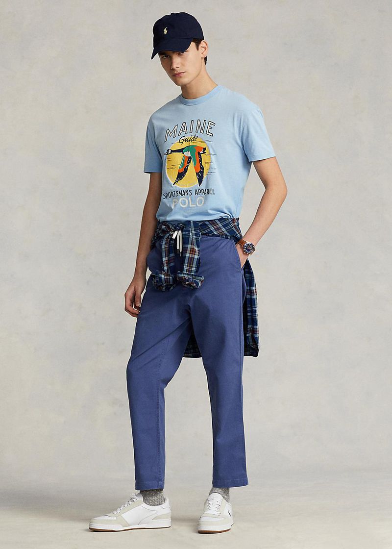 ポロ ラルフ ローレン パンツ メンズ 青 Polo Prepster クラシック フィット チノ MJXSV7695
